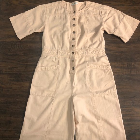 Madewell Pants - Madewell Peach Coverall Jumpsuit